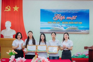 Khoa Khoa học Liên ngành tổ chức gặp mặt sinh viên K57 ngành Ngôn ngữ Anh
